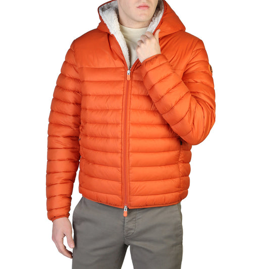 Save The Duck Nathan Faux Fur Hooded Ginger Orange Men's Puffer Jacket D39050M-GIGA15-70003