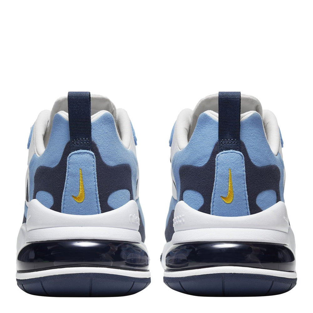 Nike Air Max 270 React White/Midnight Navy/University Blue Men's Shoes CT1264-104