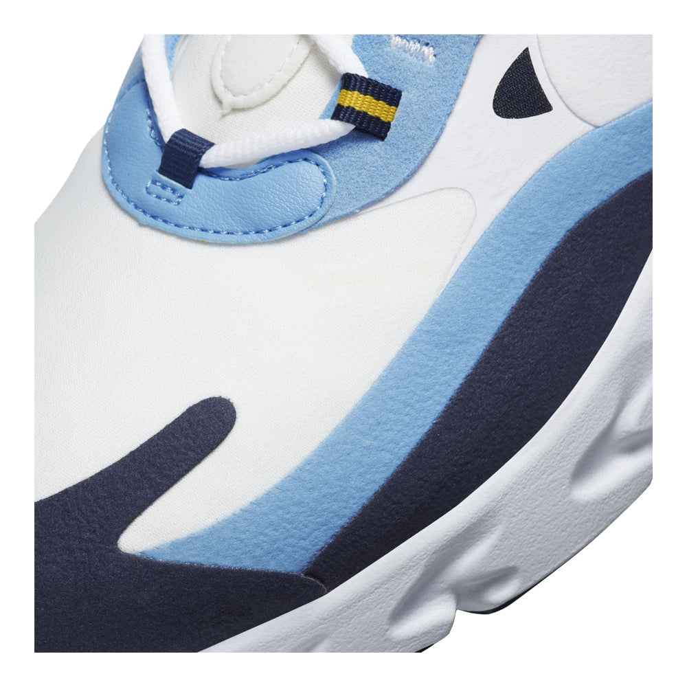 Air max 270 shop react white/midnight navy/university blue/white