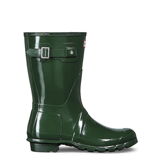 Hunter Original Short Gloss Hunter Green Women's Rain Boots WFS1000RGL-HGR