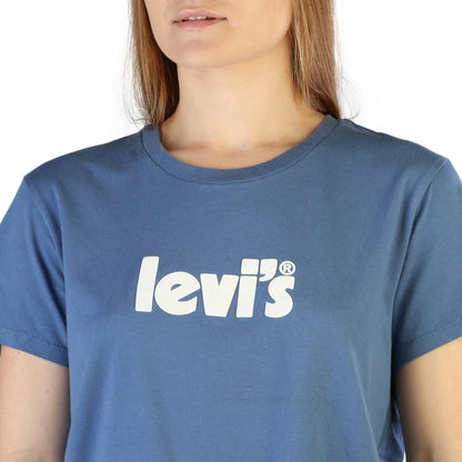 Levi's The Perfect Logo Blue Women's T-Shirt 173691917