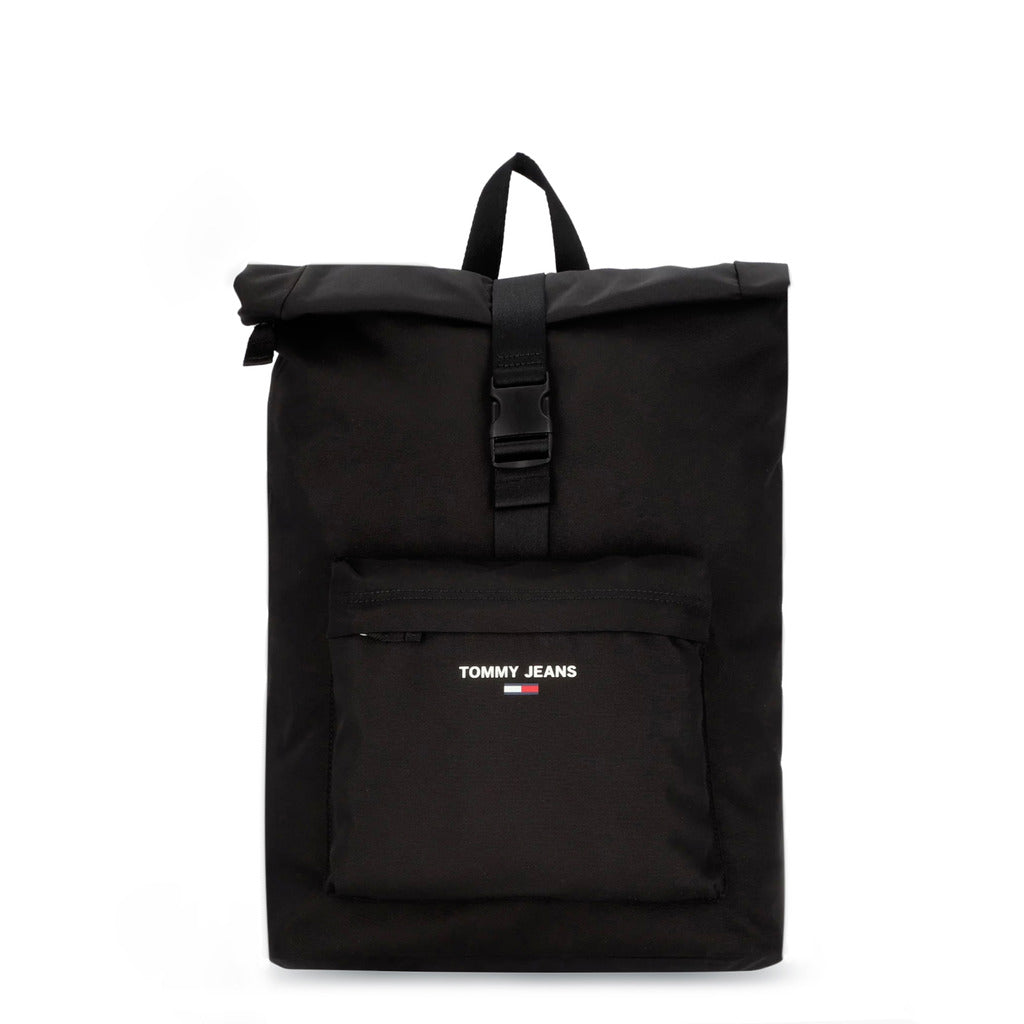 Tommy Hilfiger Essential Roll-Top Black Men's Backpack AM0AM08841-BDS