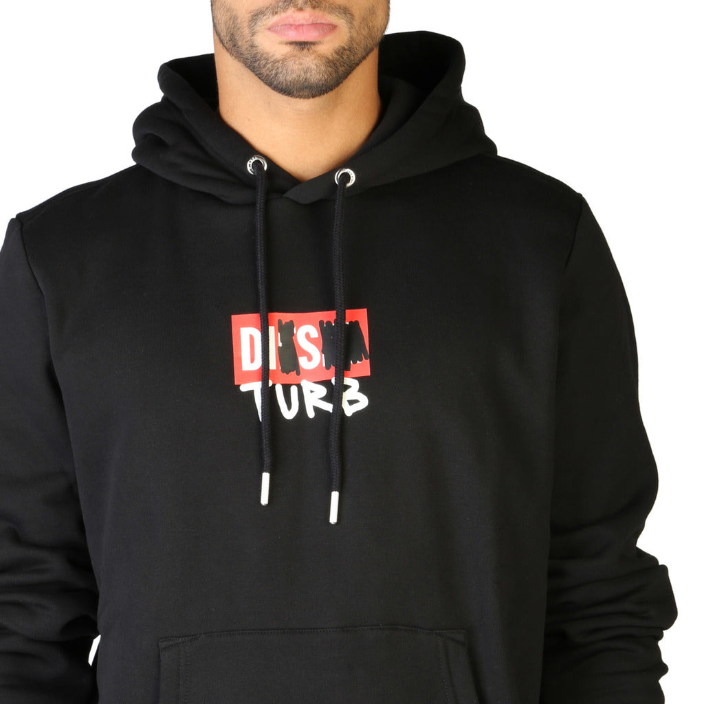 Diesel S Girk Hood B8 Pullover Hoodie Black Men s Sweatshirt