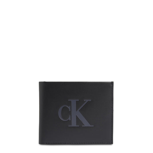 Calvin Klein Logo Leather Black Men's Wallet K50K509870-BDS