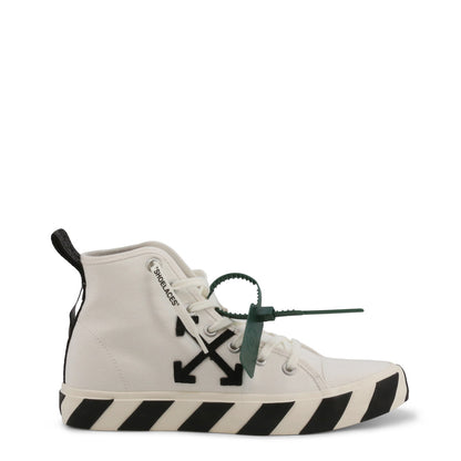 Off-White Mid Top Vulcanized White Shoes OMIA119C99FAB0010110