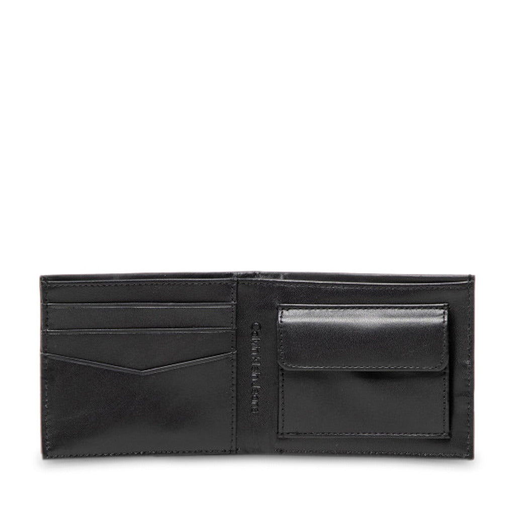 Calvin Klein Logo Leather Black Men's Wallet K50K509870-BDS