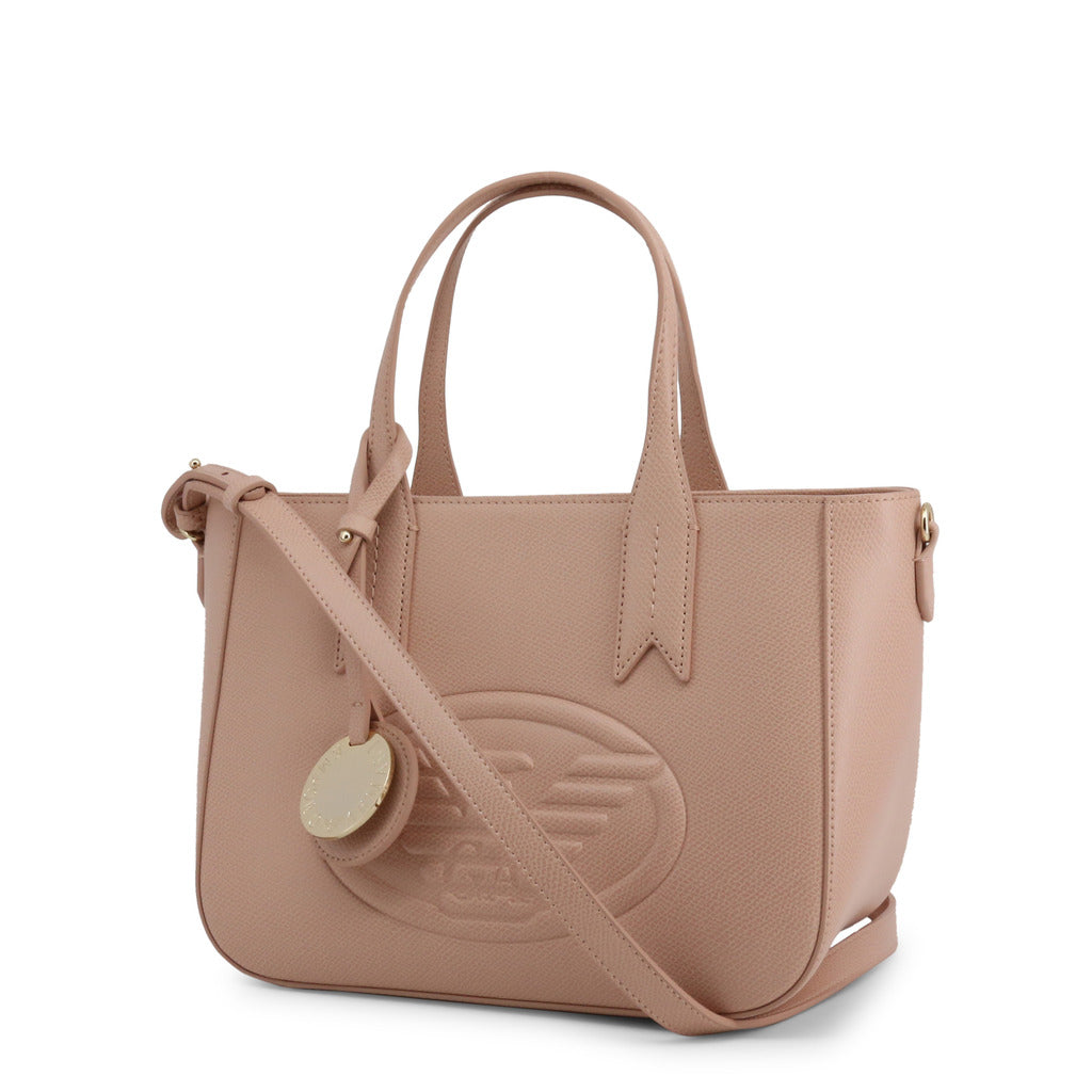 Emporio Armani Faux Leather Pink Women's Satchel Bag Y3D083YH18A180137