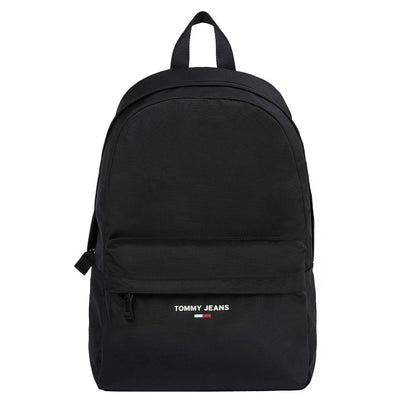 Tommy Hilfiger Branded Logo Black Men's Backpack AM0AM08552