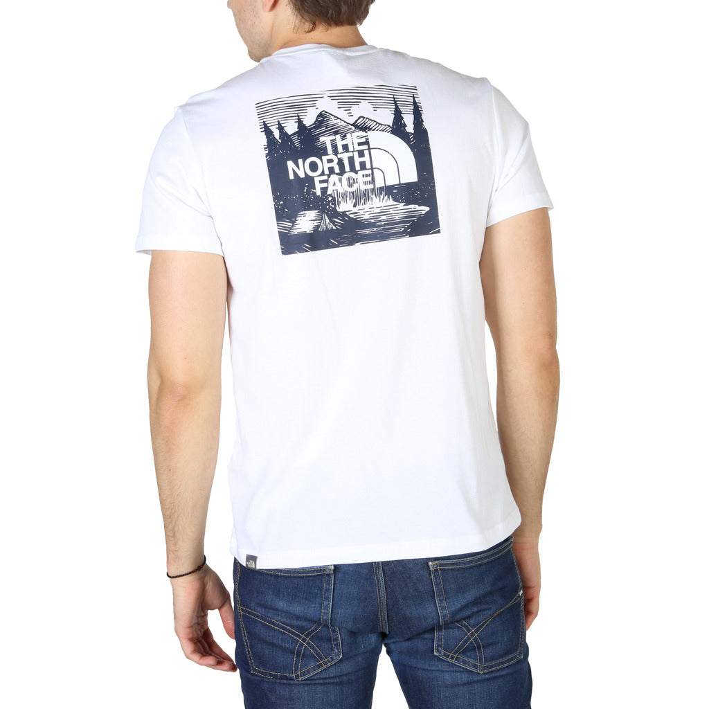 The North Face Redbox Celebration TNF White/Urban Navy Men's T-Shirt NF0A2ZXE