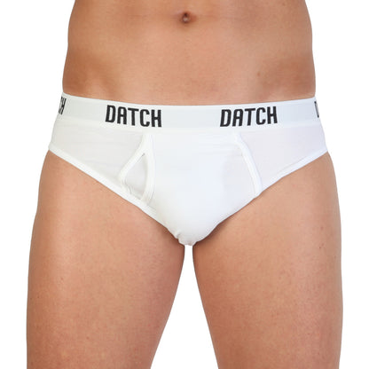 Datch 2-Pack Briefs Black/White Men's Underwear 07U0030-BIPACK-000