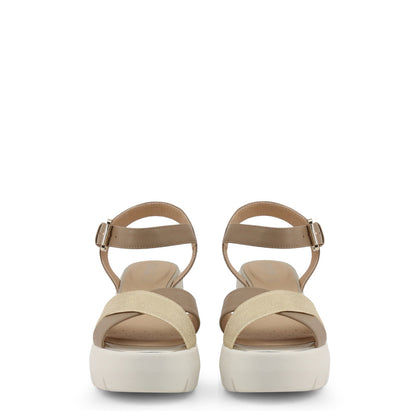 Geox Torrence Sand/Light Gold Non-Slip Women's Sandals D92CPB0BCBNC5258