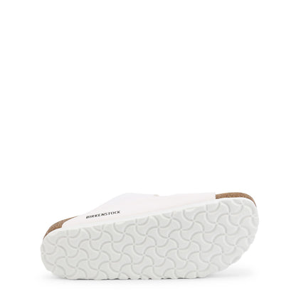 Birkenstock Arizona Birko-Flor White Sandals 51733 Medium/Narrow Width