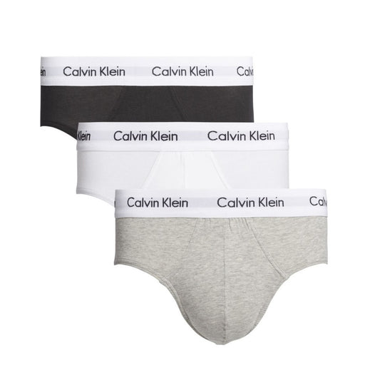 Calvin Klein 3-Pack Briefs Black/White/Grey Men's Underwear U2661G-998