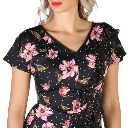 Guess Floral Polka Dot Print Women's Dress W84K18WAWQ0-PX98