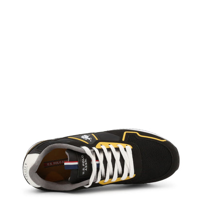 U.S. Polo Assn. Nobi Black/Ochre Men's Shoes L004M-2HT1