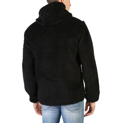 Geographical Norway Tufour Black Full Zip Hooded Men's Sweatshirt