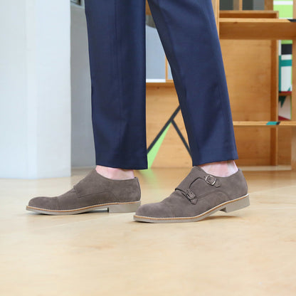Duca di Morrone Alcide-Cam Taupe Brown Men's Dress Shoes