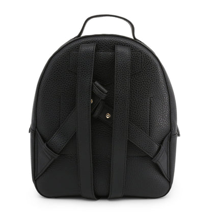 Emporio Armani Faux Leather Dear Print Black Women's Backpack Y3L030YH22A180001