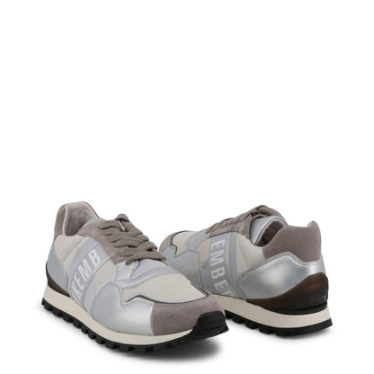 Bikkembergs FEND-ER 2376 Low Silver Grey/Grey Men's Casual Shoes