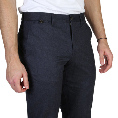 Tommy Hilfiger Denton Straight Fit Chino Dark Blue Men's Pants MW03678-L34