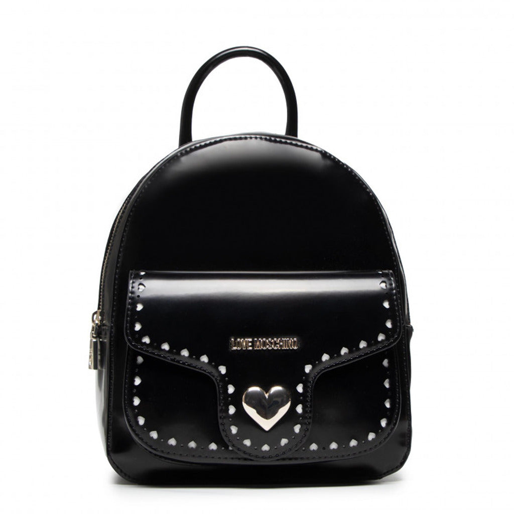 Love Moschino Love Little Brogue Black Women's Backpack JC4032PP1ELF100A