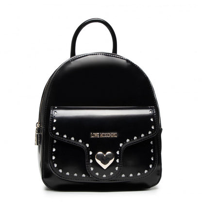 Love Moschino Love Little Brogue Black Women's Backpack JC4032PP1ELF100A