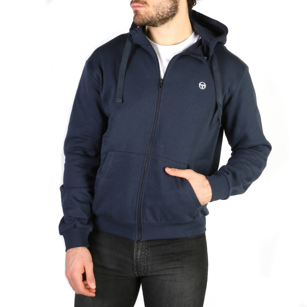 Sergio Tacchini Blue Hooded Men's Sweatshirt STM103-10001-0001