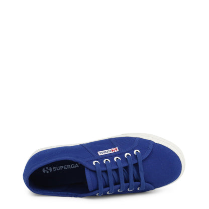 Superga 2730 Cotu Blue/White Wedge Casual Shoes S00C3N0-E12