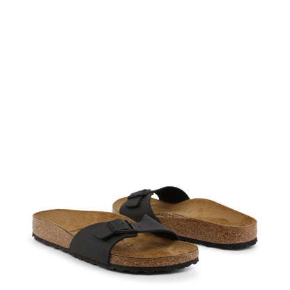 Birkenstock Madrid Birko-Flor Black Women's Narrow Sandals 0040793 Size 37 EUR
