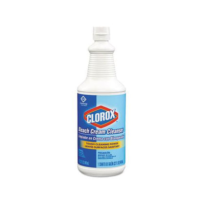 Clorox Bleach Cream Cleanser Fresh Scent 32 oz Bottle (8 Pack) 30613