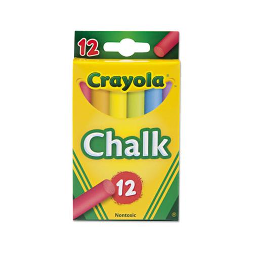 Crayola Chalk Six Assorted Colors (12 Count) 510816