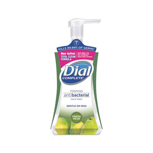 Dial Antibacterial Foaming Hand Wash Fresh Pear 7.5 oz Pump Bottle 02934
