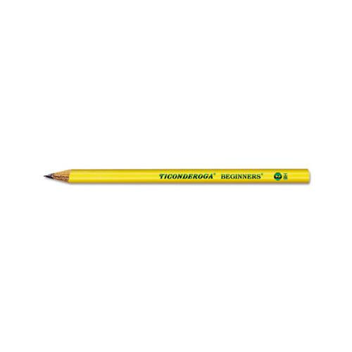 Ticonderoga Beginners Woodcase Microban #2 HB Yellow Barrel Pencils (12 Count) 13080
