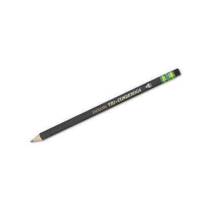 Triconderoga Tri-conderoga Microban #2 HB Black Barrel Pencils With Eraser (12 Count) 22500