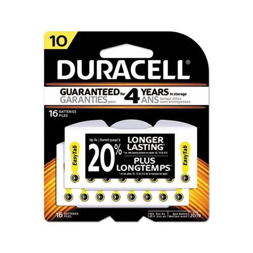 Duracell 10 Hearing Aid Battery (16 Count) DA10B16ZM10