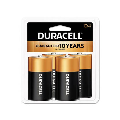 Duracell D CopperTop Alkaline Batteries (4 Count) MN1300R4Z