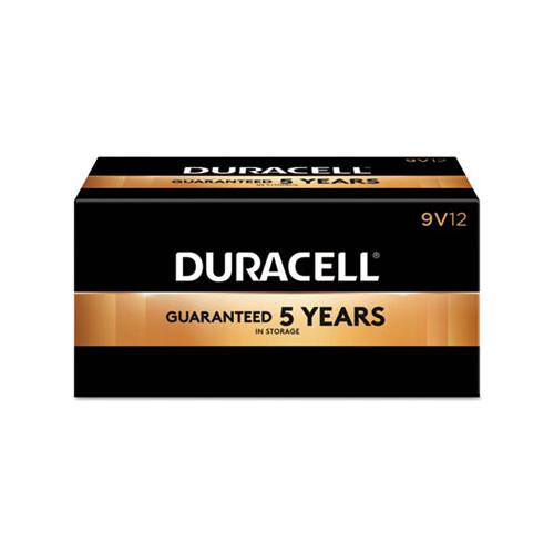 Duracell 9V CopperTop Alkaline Batteries (12 Count) MN1604BKD