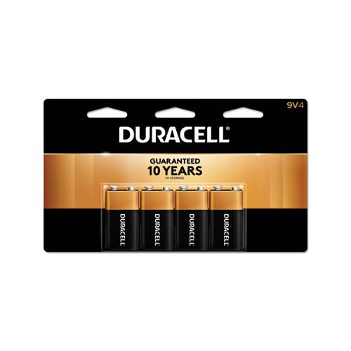 Duracell 9V CopperTop Alkaline Batteries (4 Count) MN16RT4Z