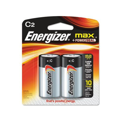Energizer C Max Alkaline Batteries 1.5V (2 Count) E93BP2