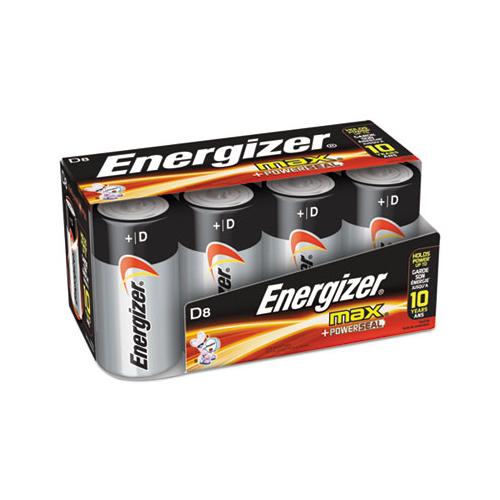 Energizer D Max Alkaline Batteries 1.5V (8 Count) E95FP8