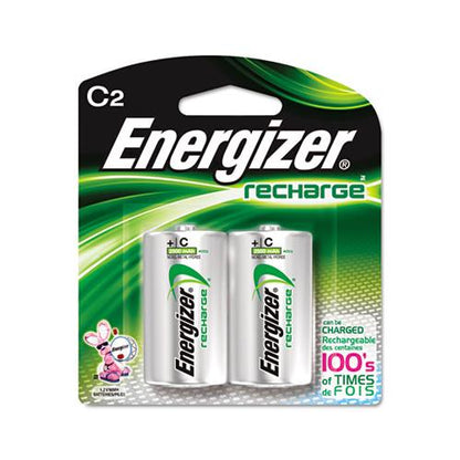 Energizer C NiMH Rechargeable Batteries 1.2V (2 Count) NH35BP2