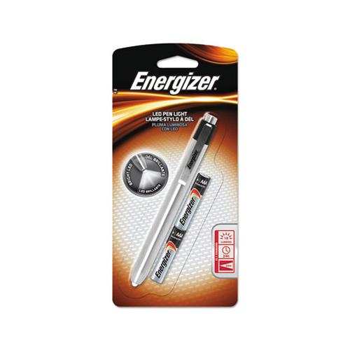 Energizer Silver-Black LED Pen Light - 2 AAA Batteries Included PLED23AEH