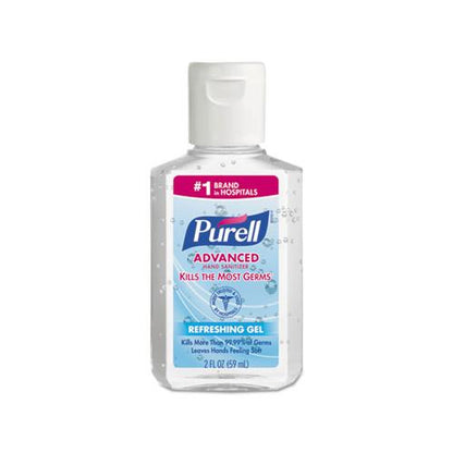 Purell Advanced Refreshing Gel Hand Sanitizer Clean Scent 2 oz Squeeze Bottle (24 Pack) 9605-24