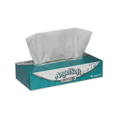 Angel Soft Premium Flat Box Facial Tissue 2 Ply 100 Sheets White (Single Box) 48580