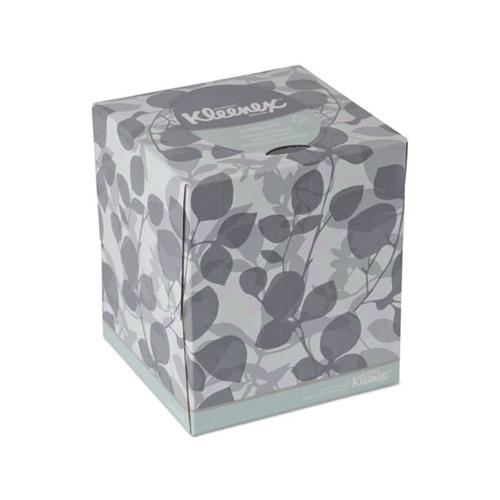 Kleenex Naturals Cube Box Facial Tissue 2 Ply 95 Sheets White (Single Box) 21272