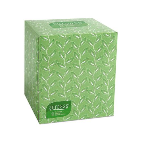 Surpass Pop-Up Box Facial Tissue 2 Ply 110 Sheets White (36 Pack) 21320