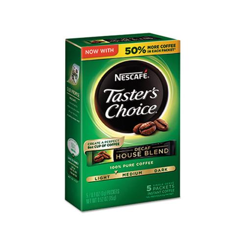 Nescafe Taster's Choice Decaf House Blend Instant Coffee 0.1 oz Stick (60 Packets) 86073