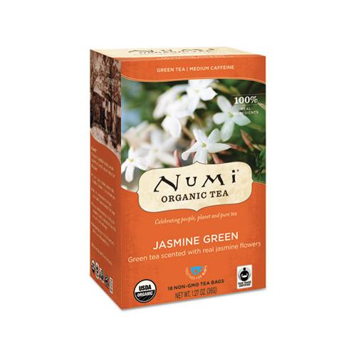 Numi Organic Jasmine Green 1.27 oz Tea Bags (18 Tea Bags) 10108