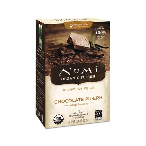 Numi Organic Tea Chocolate Puerh (16 Tea Bags) 10360