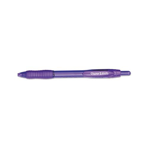 Paper Mate Profile Retractable Ballpoint Pen Bold Point 1.4mm Purple Ink (12 Count) 35830